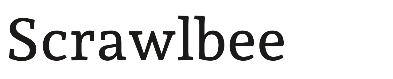 Scrawlbee set in Andada Pro