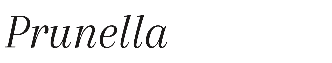 Prunella set in Arapey