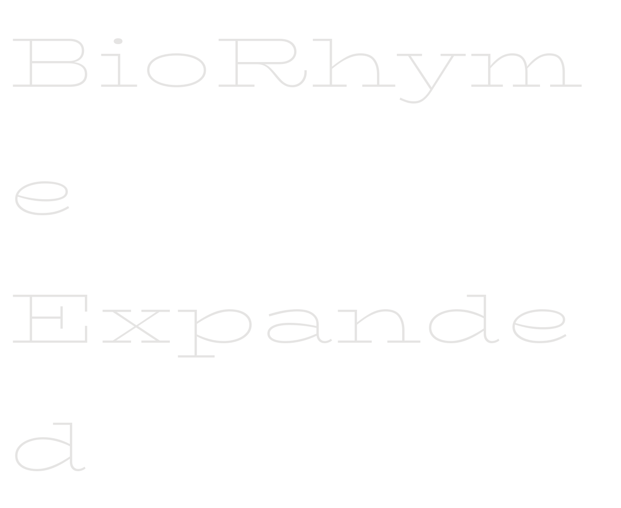 BioRhyme Expanded set in BioRhyme Expanded