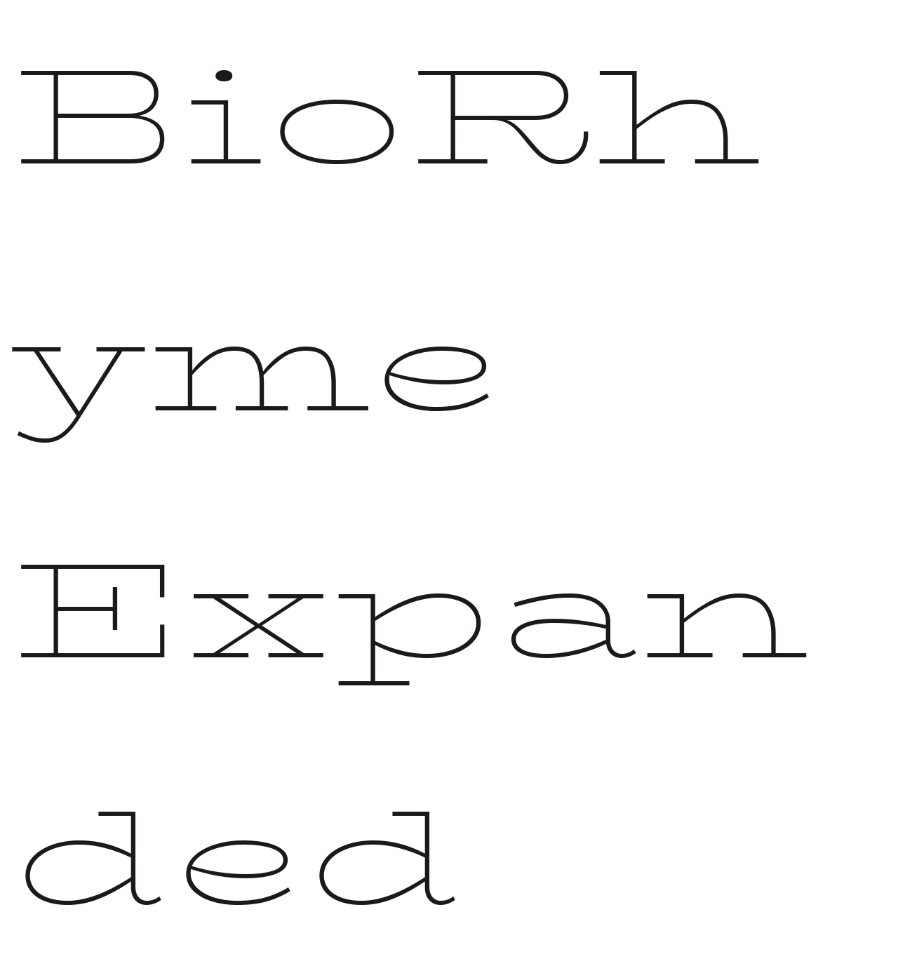 BioRhyme Expanded set in BioRhyme Expanded