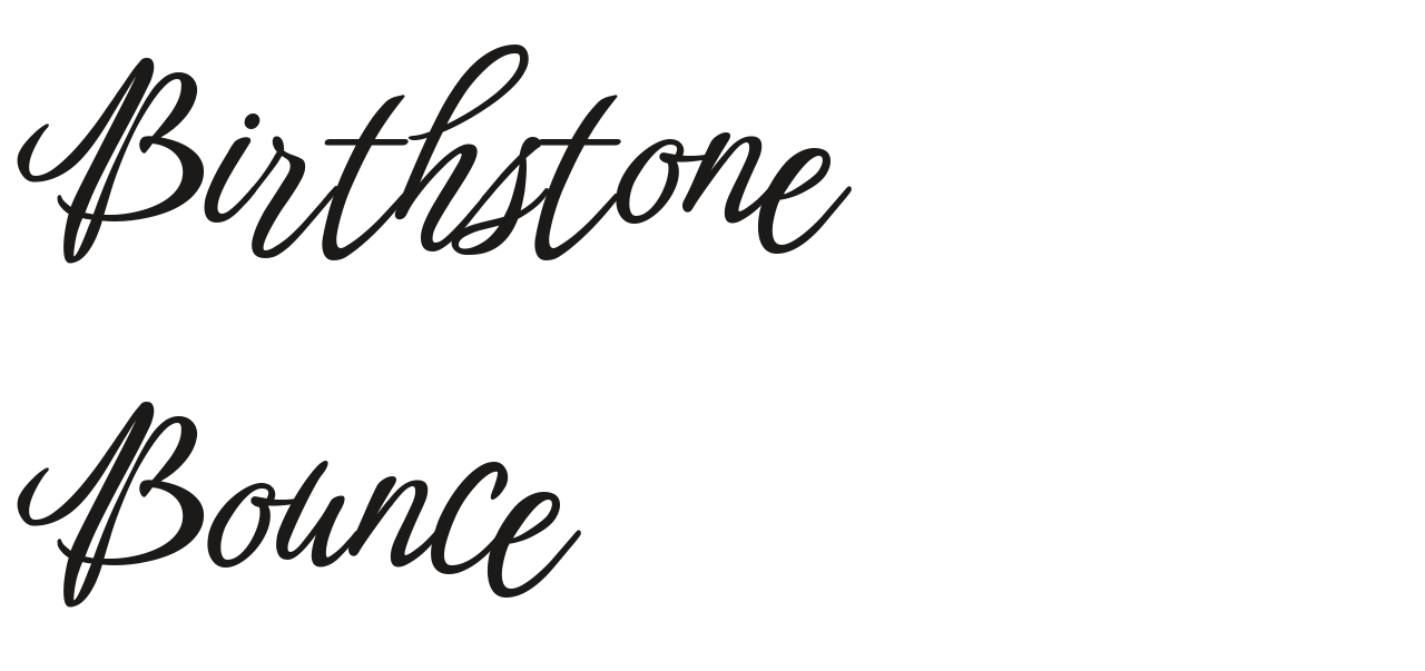 Birthstone Bounce set in Birthstone Bounce
