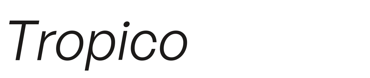 Tropico set in General Sans