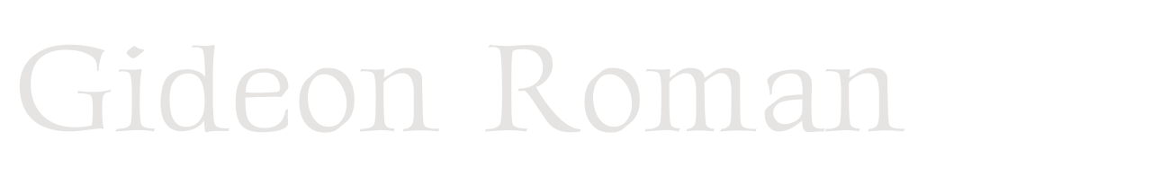 Gideon Roman set in Gideon Roman