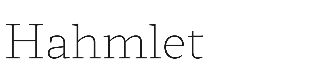 Hahmlet set in Hahmlet