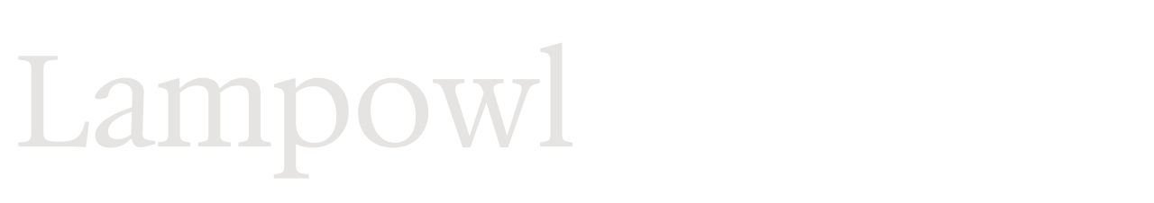 Lampowl set in Hedvig Letters Serif