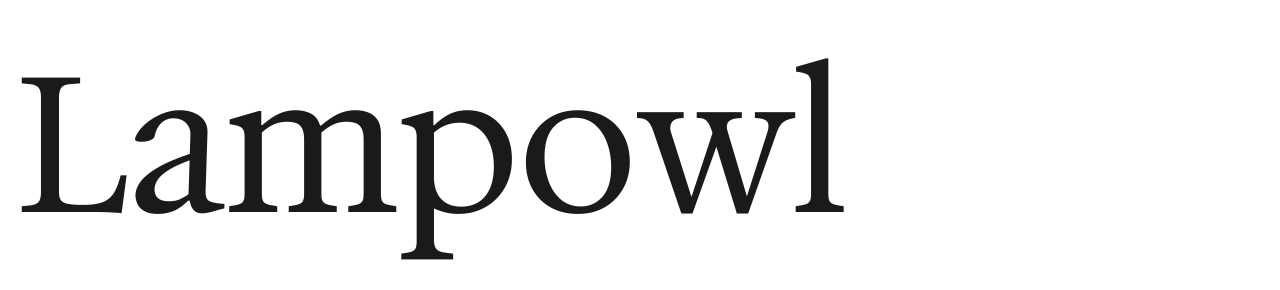 Lampowl set in Hedvig Letters Serif