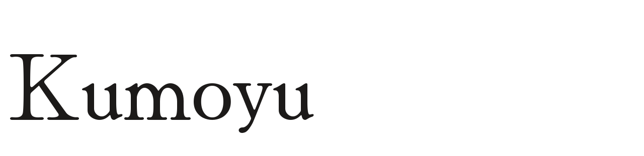 Kumoyu set in Hina Mincho