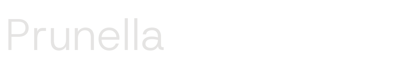 Prunella set in Host Grotesk