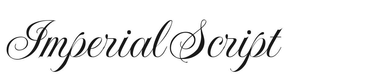 Imperial Script set in Imperial Script