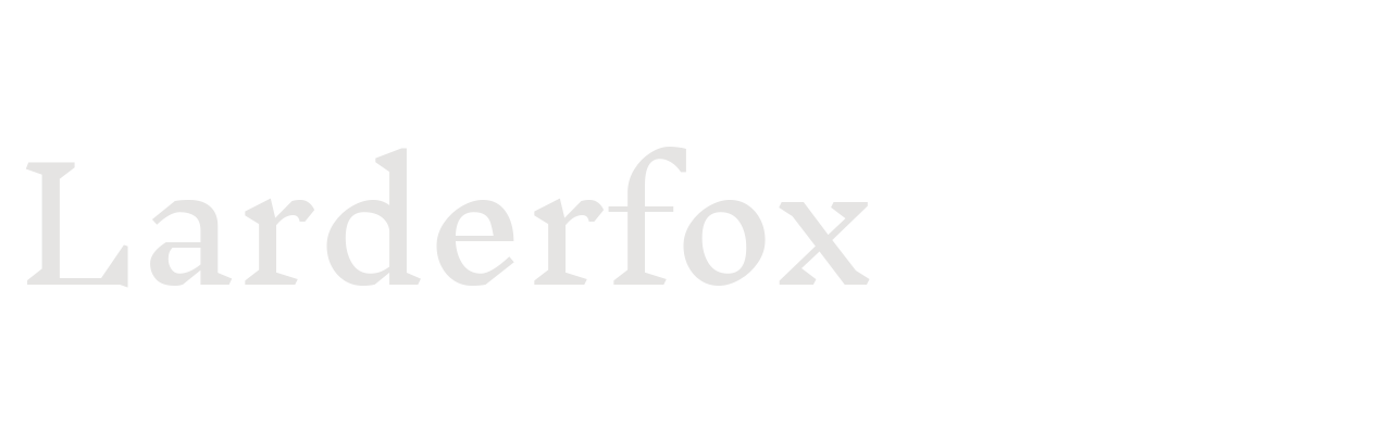 Larderfox set in Inknut Antiqua