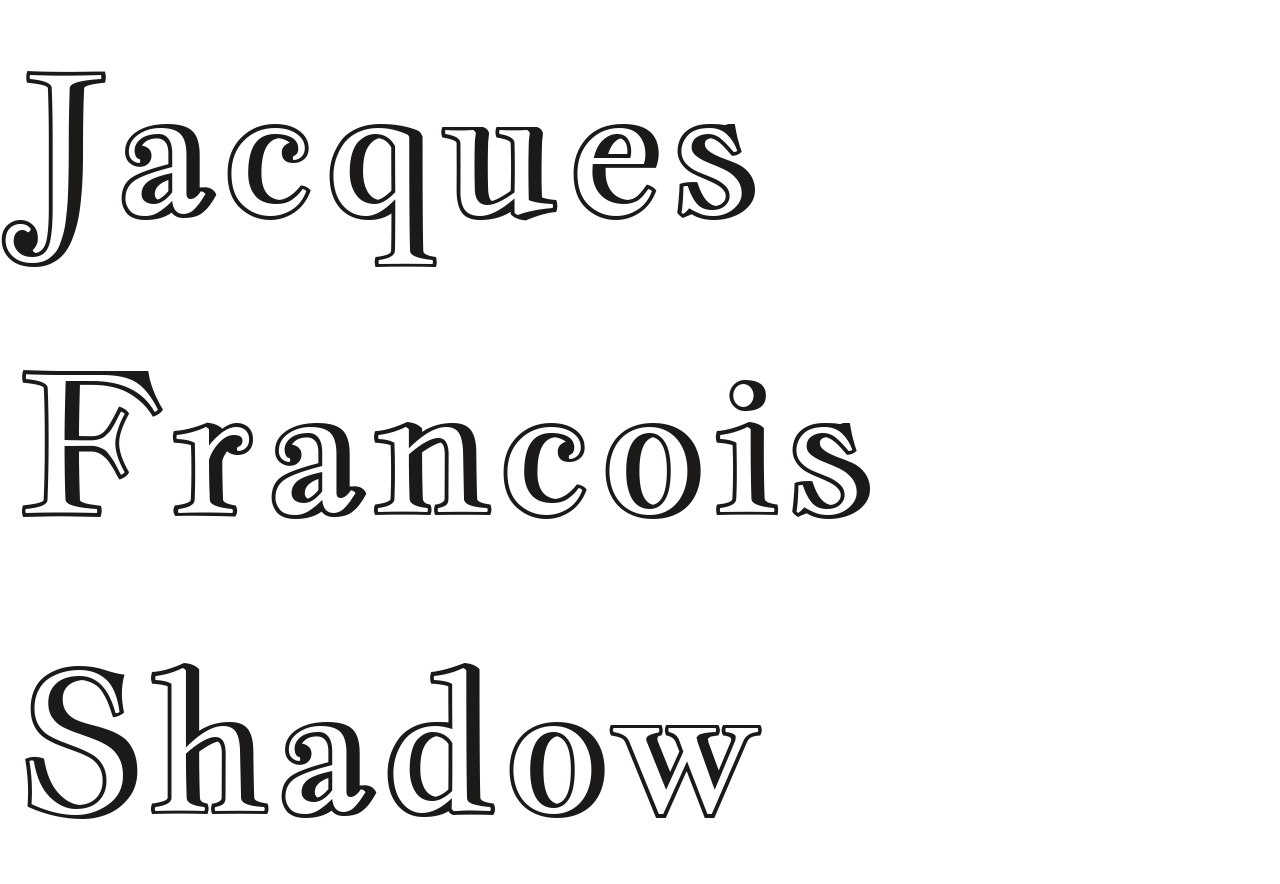 Jacques Francois Shadow set in Jacques Francois Shadow