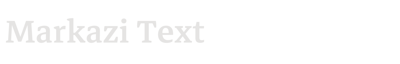 Markazi Text set in Markazi Text