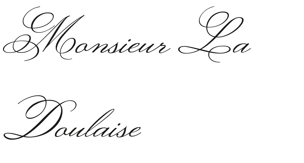 Monsieur La Doulaise set in Monsieur La Doulaise