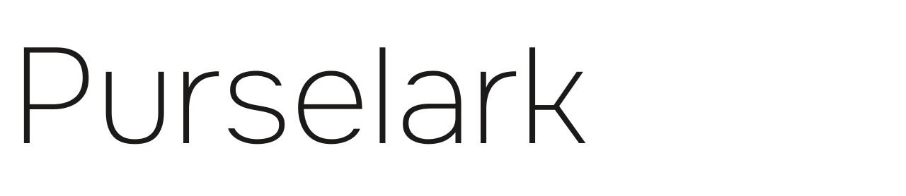 Purselark set in Onest