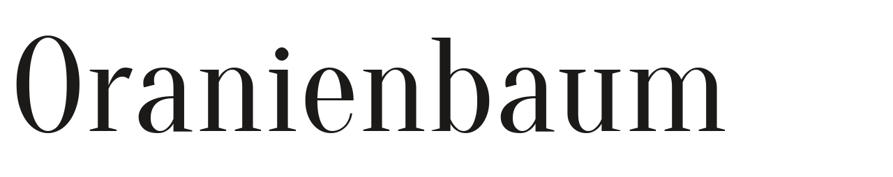 Oranienbaum set in Oranienbaum