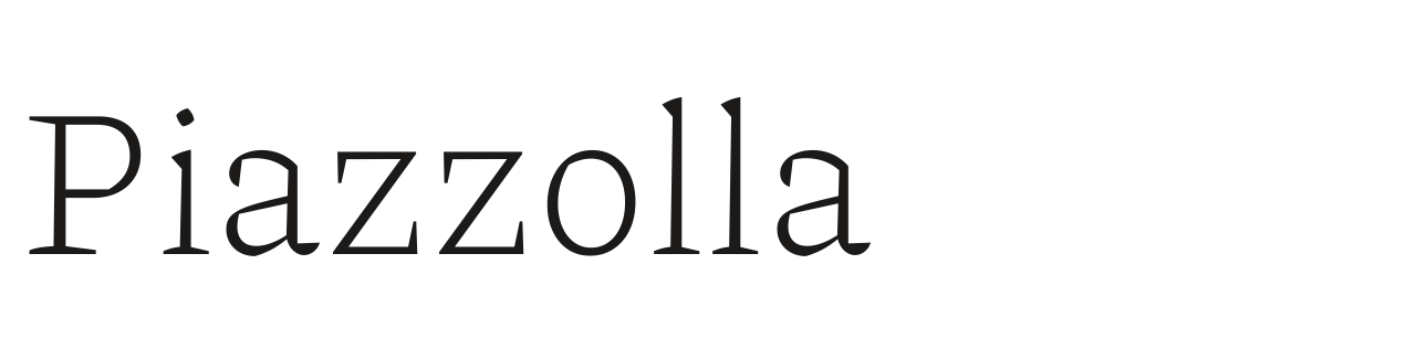 Piazzolla set in Piazzolla