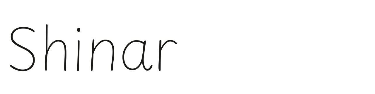 Shinar set in Playpen Sans