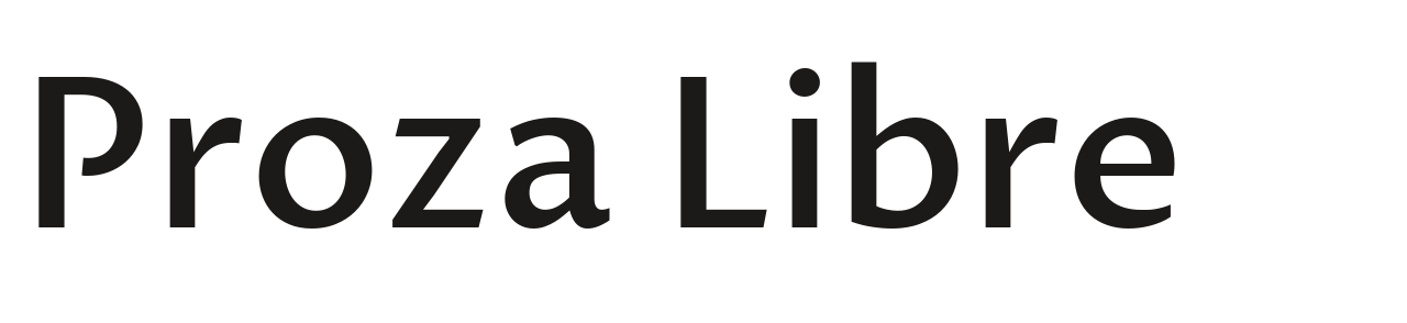 Proza Libre set in Proza Libre