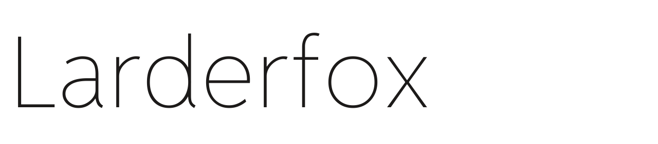 Larderfox set in Reddit Sans