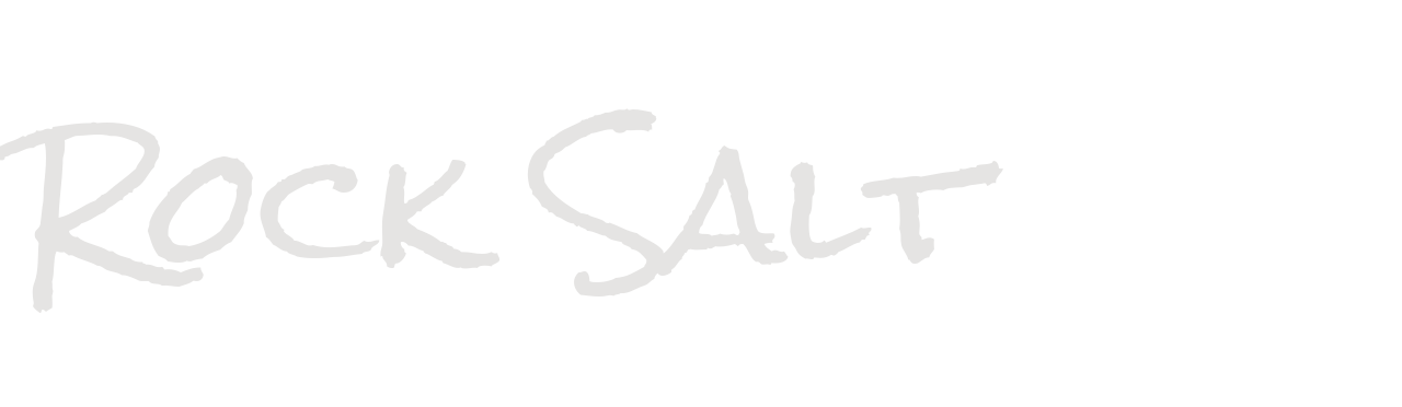 Rock Salt set in Rock Salt