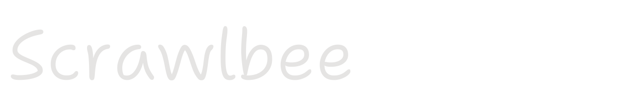 Scrawlbee set in Shantell Sans