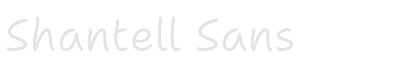 Shantell Sans set in Shantell Sans