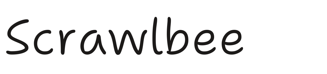 Scrawlbee set in Shantell Sans