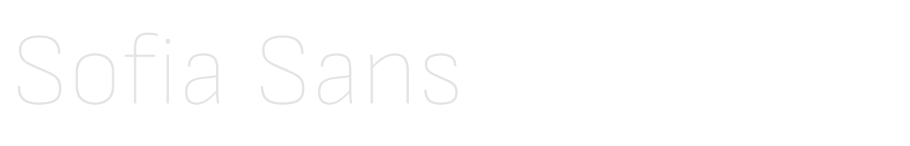 Sofia Sans set in Sofia Sans