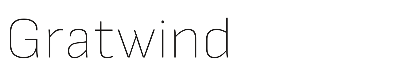 Gratwind set in Sofia Sans