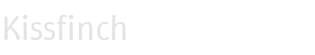 Kissfinch set in Winky Sans