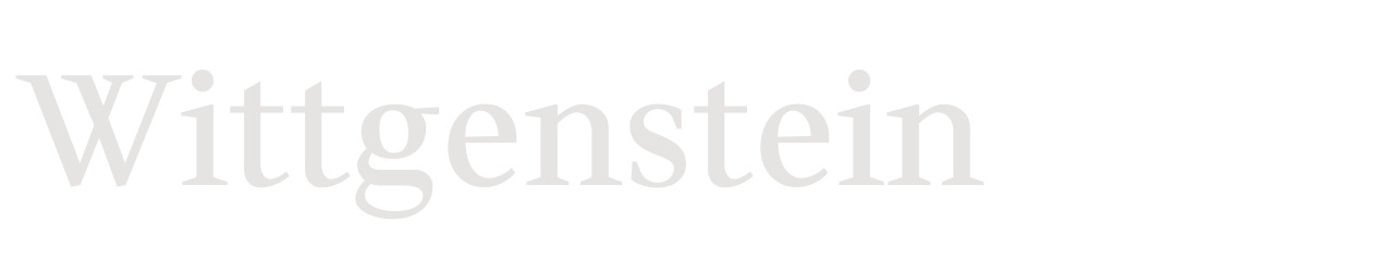 Wittgenstein set in Wittgenstein