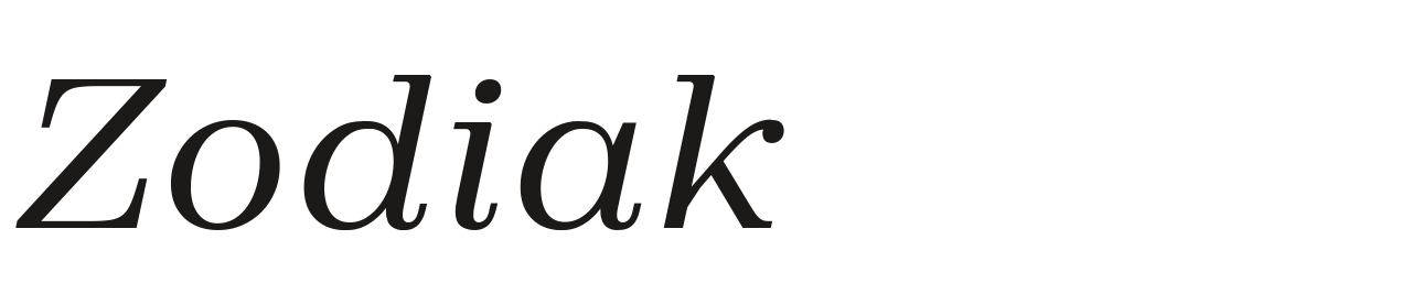 Zodiak set in Zodiak