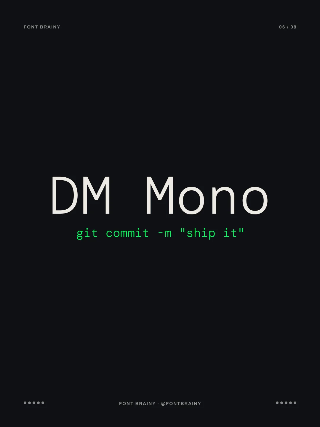 DM Mono: DM Mono