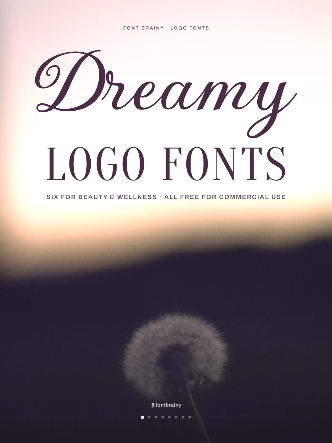 Dreamy logo fonts