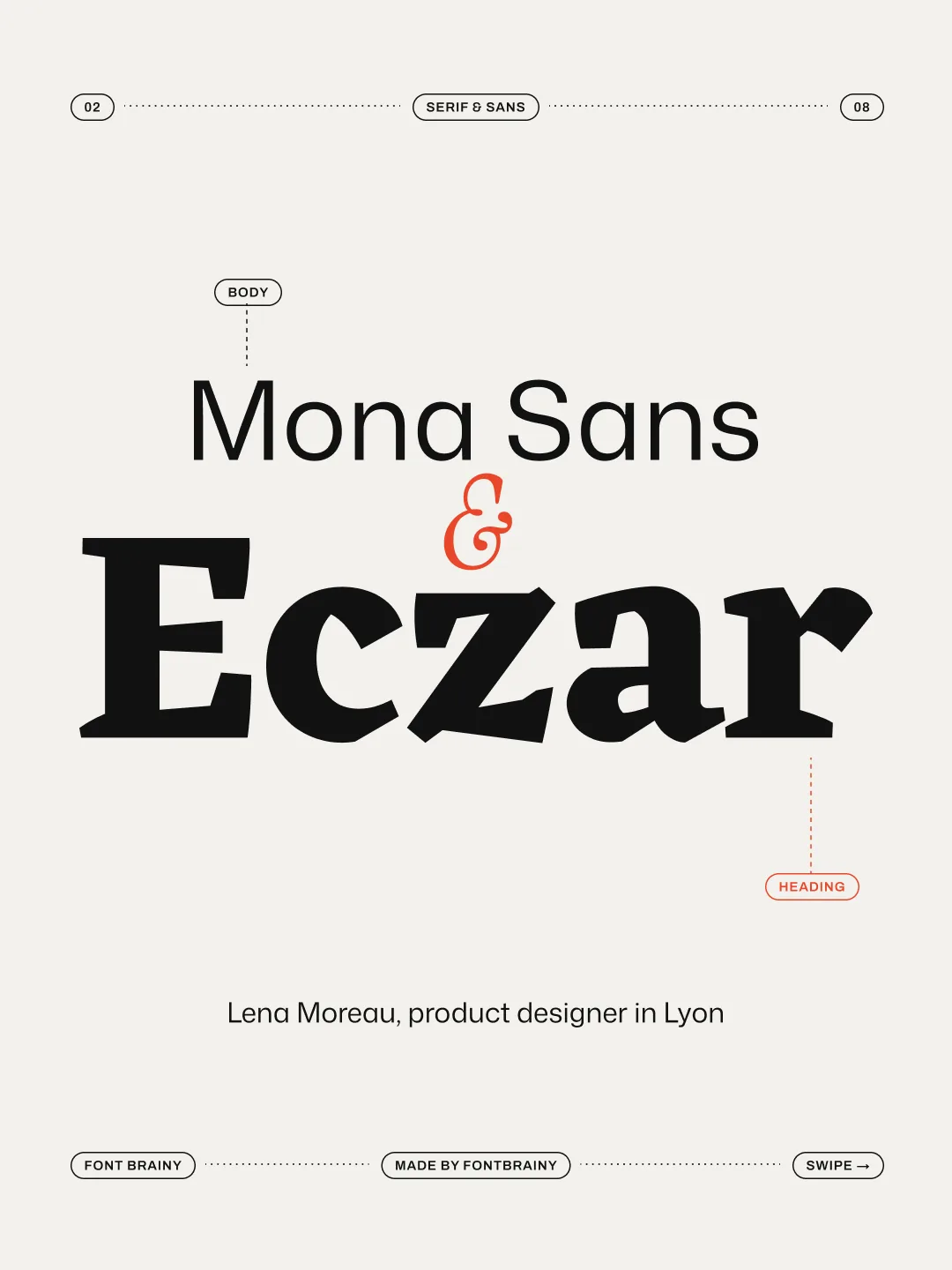 Eczar: Eczar and Mona Sans