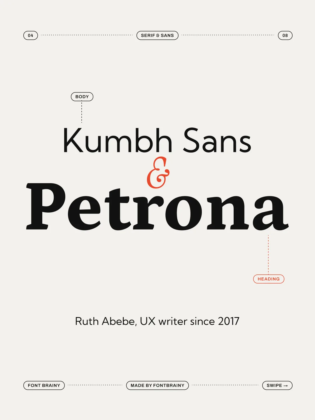 Petrona: Petrona and Kumbh Sans