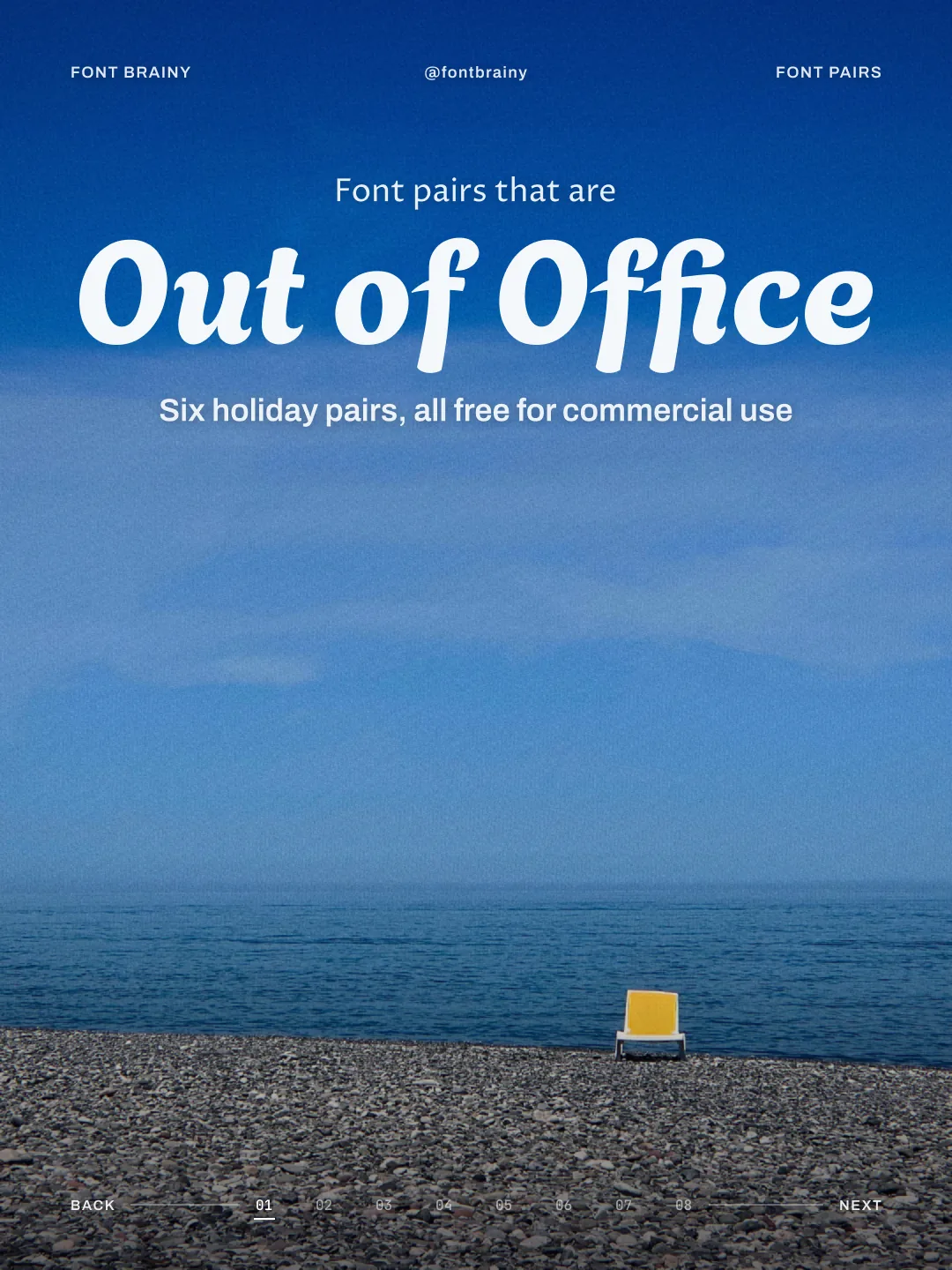Font pairs that are out of office