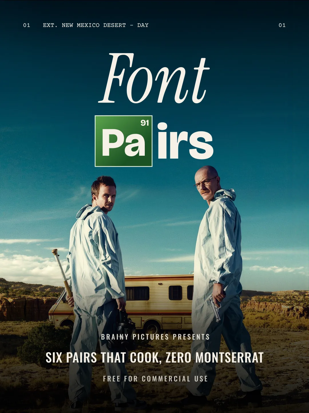 Font pairs that cook