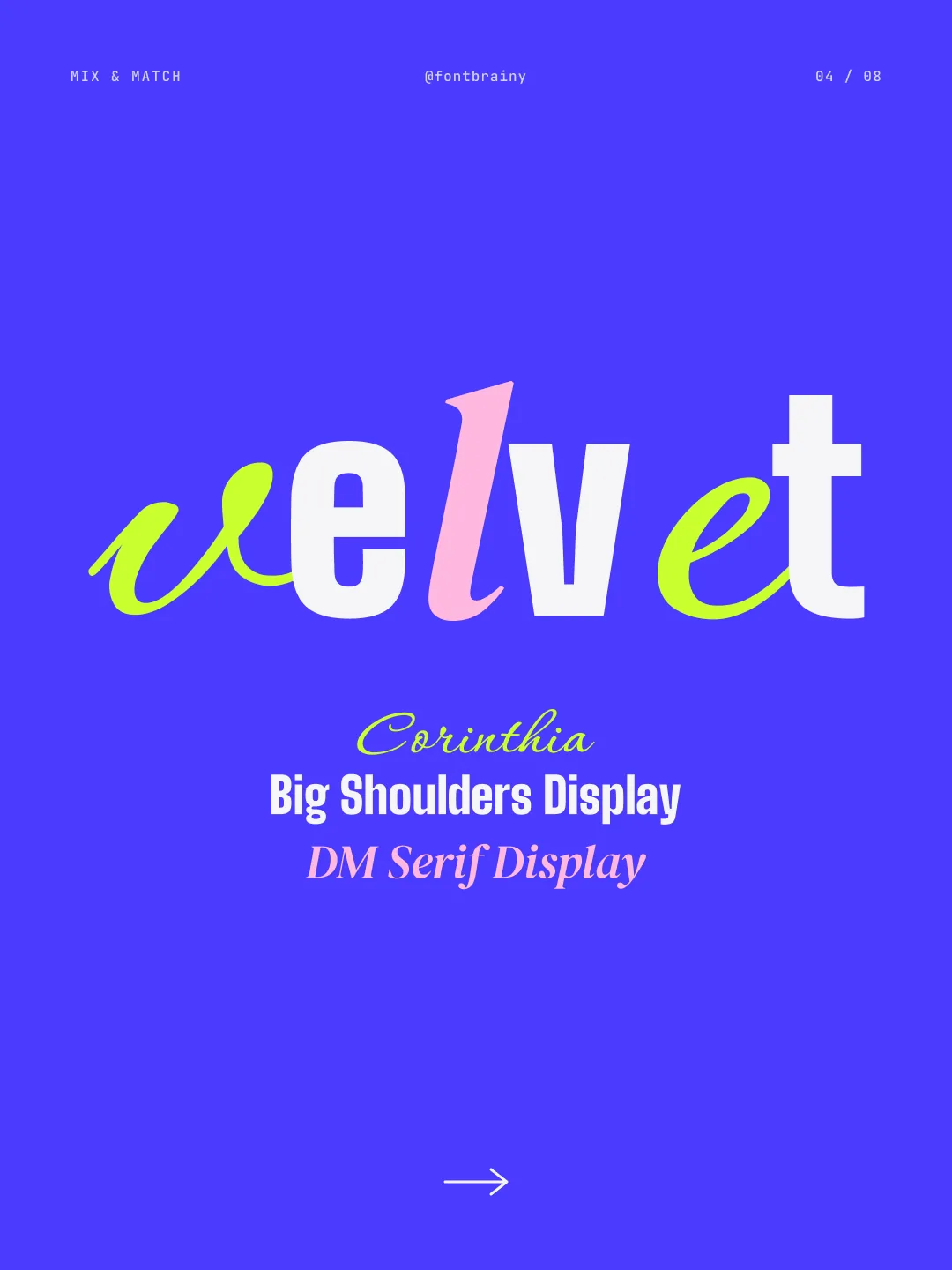 Big Shoulders Display + DM Serif Display + Corinthia: Big Shoulders Display and DM Serif Display and Corinthia