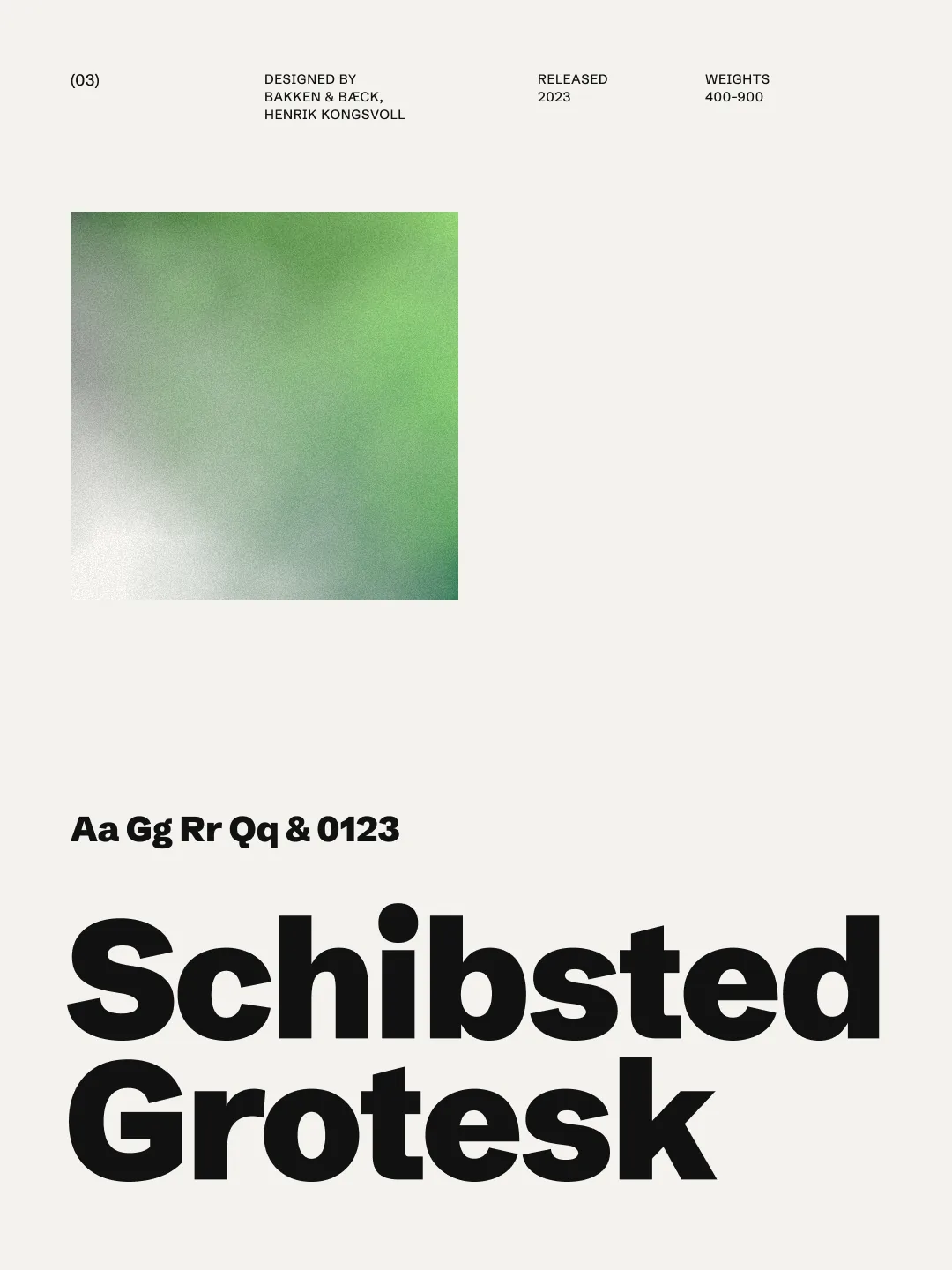Schibsted Grotesk: Schibsted Grotesk