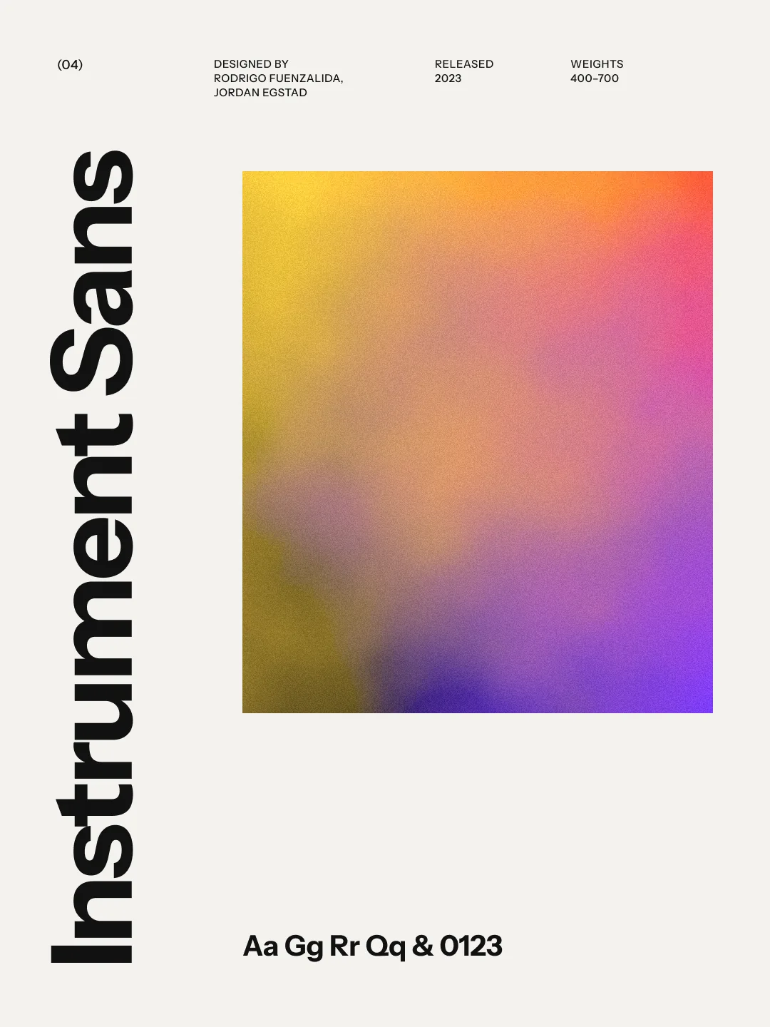 Instrument Sans: Instrument Sans