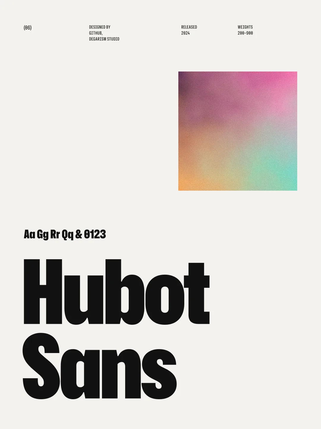Hubot Sans: Hubot Sans